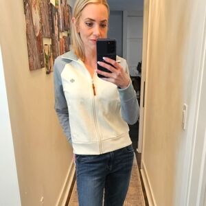 NWT Tory Sport Color Block Double Knit Track Jacket - SIZE S